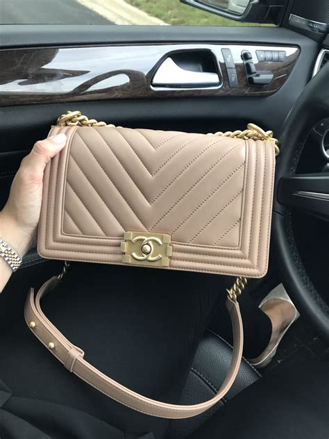 beige boy chanel|chanel boy bag inside.